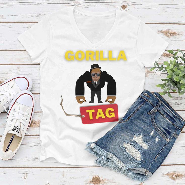 Gorilla Tag Pfp Maker Gorilla Tag Classic Women V-Neck T-Shirt