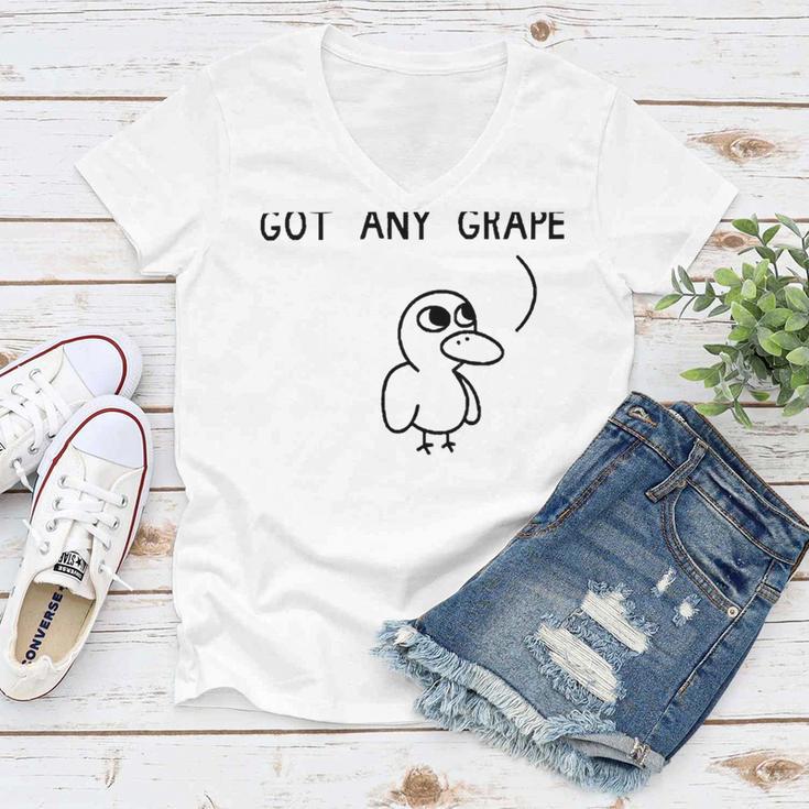 Got Any Grapes Women V-Neck T-Shirt