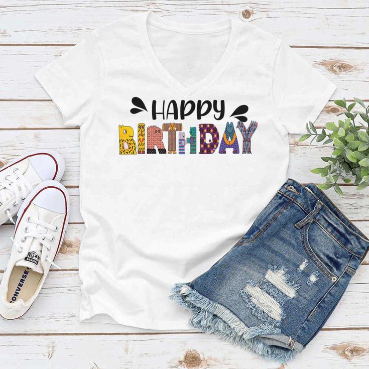 Happy Birthday V2 Women V-Neck T-Shirt