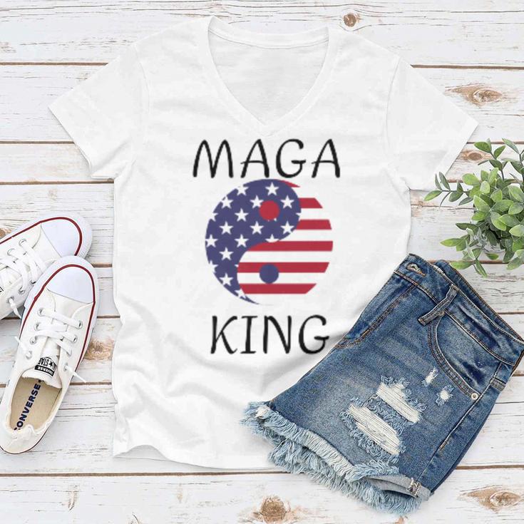 King Maga Women V-Neck T-Shirt