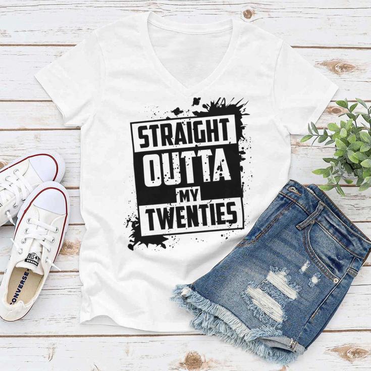 Straight Outta My 20 224 Shirt Women V-Neck T-Shirt