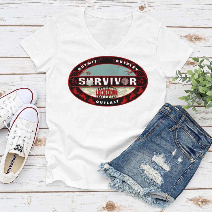 Survivor Women V-Neck T-Shirt