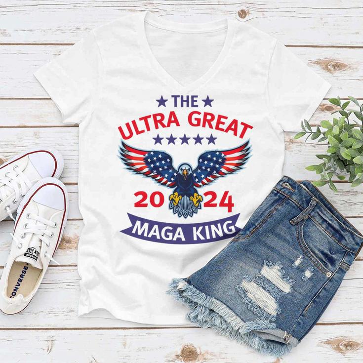 The Ultra Great Mega King Women V-Neck T-Shirt