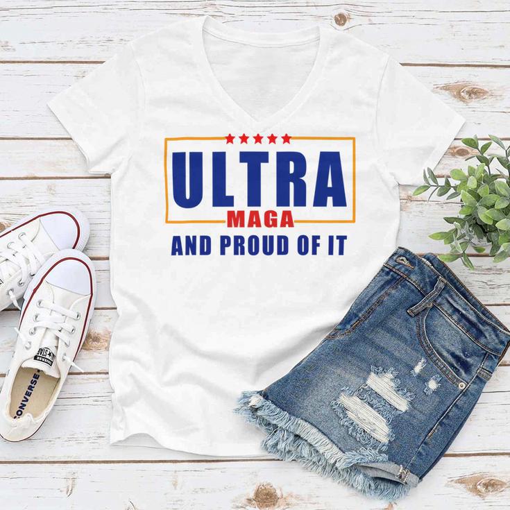 Ultra Maga And Proud Of It V11 Women V-Neck T-Shirt