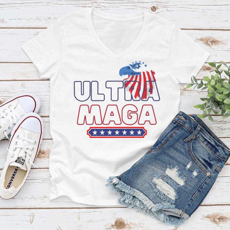 Ultra Maga V25 Women V-Neck T-Shirt