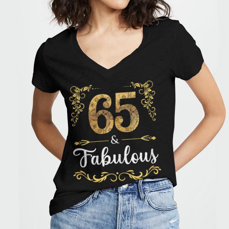 Fabulous Since V4 Women V-Neck T-Shirt