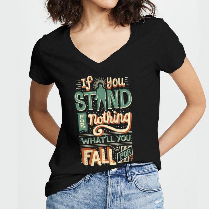 Make A Stand 477 Trending Shirt Women V-Neck T-Shirt