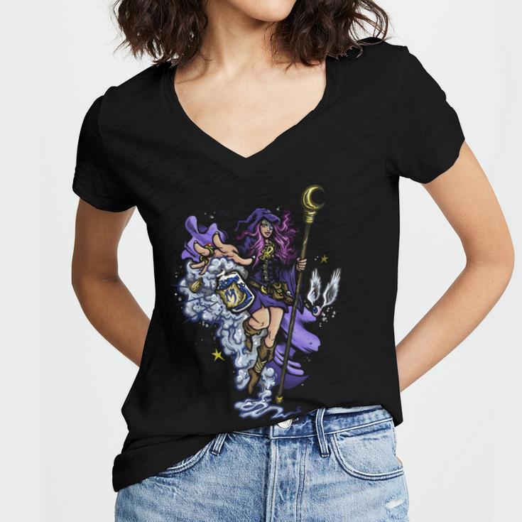 Mana Mage 215 Trending Shirt Women V-Neck T-Shirt