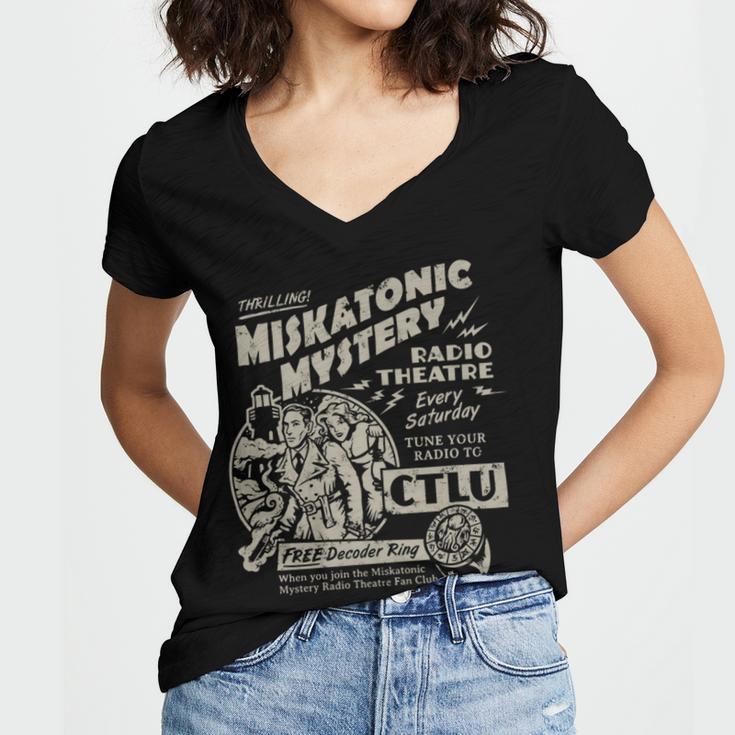 Miskatonic Mystery Radio Theatre 145 Trending Shirt Women V-Neck T-Shirt