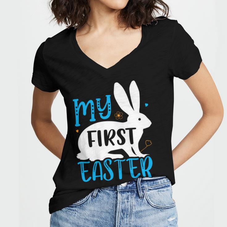 My First Easter 702 Trending Shirt Women V-Neck T-Shirt