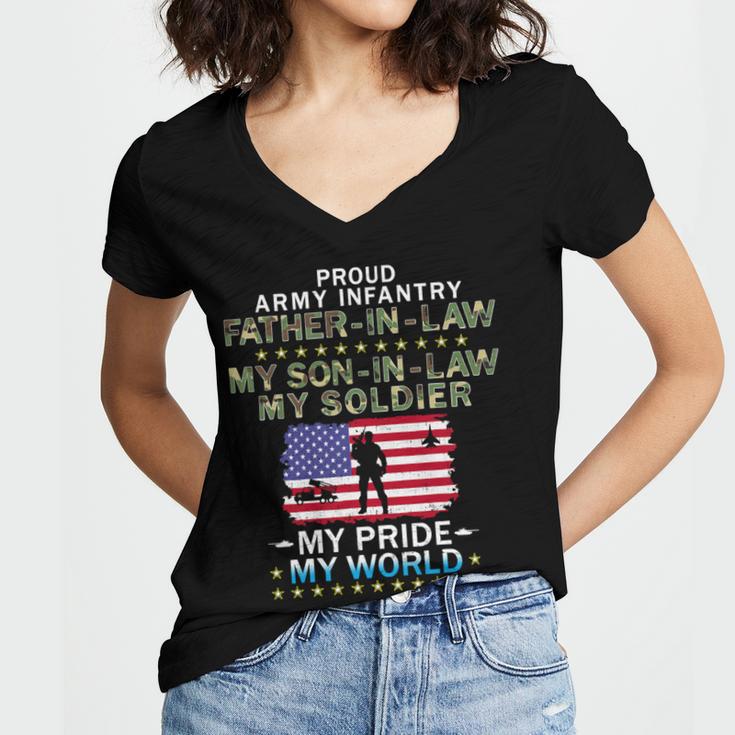 My Soninlaw Soldier Heroproud Army 686 Shirt Women V-Neck T-Shirt