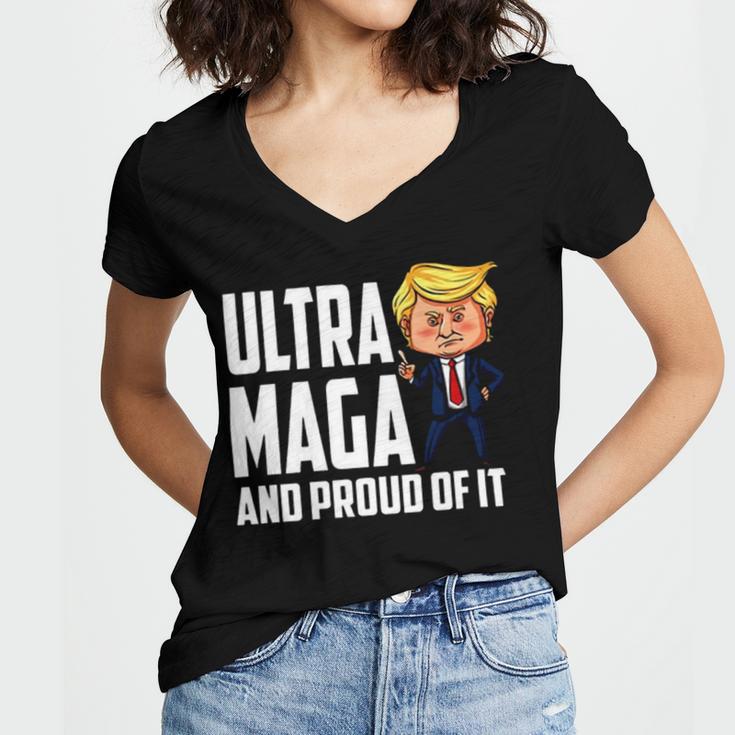 Ultra Maga And Proud Of It A Ultra Maga And Proud Of It V7 Women V-Neck T-Shirt