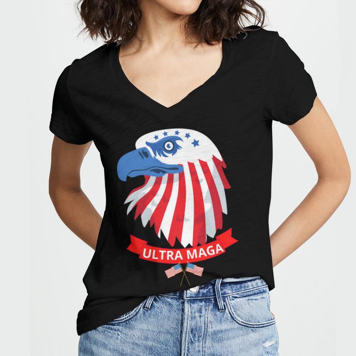 Ultra Maga V22 Women V-Neck T-Shirt