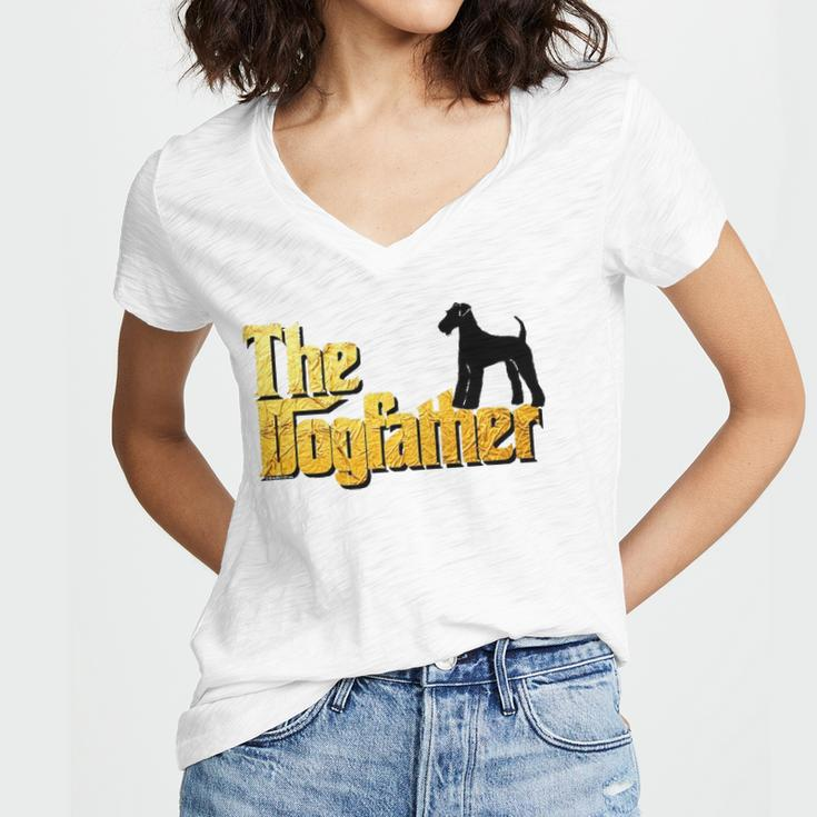 Airedale Terrier Gifts Airedale Terrier Gifts Women V-Neck T-Shirt