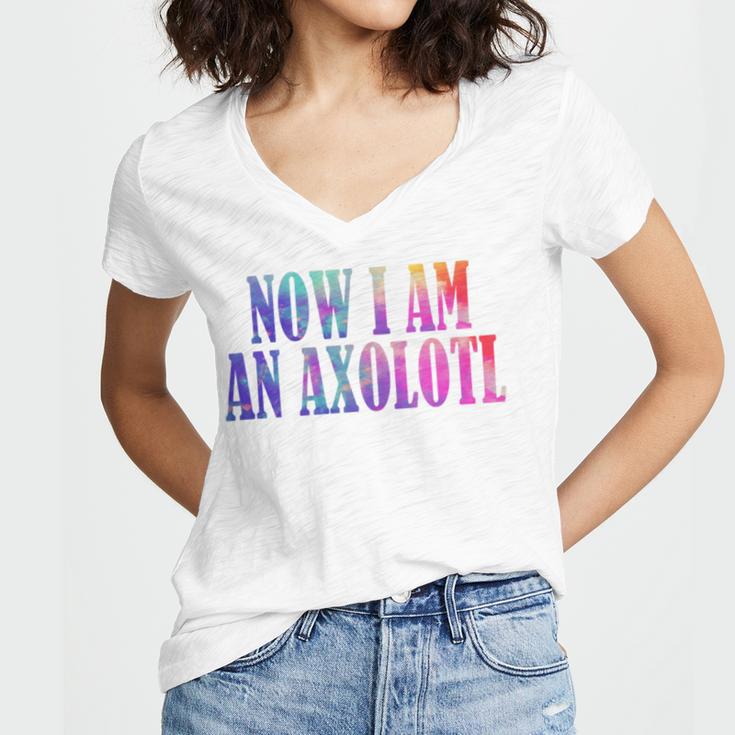 Axolotl Squishmallow Women V-Neck T-Shirt