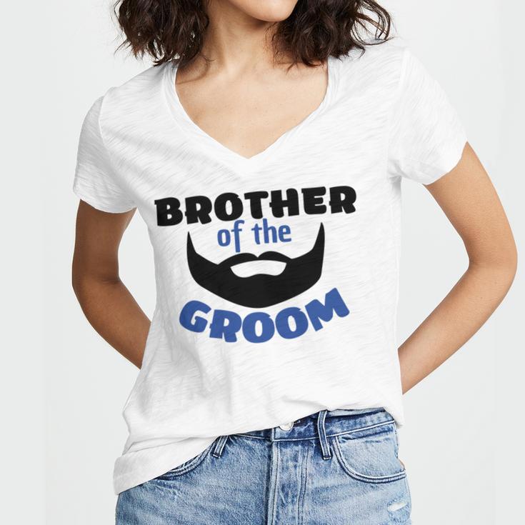 Brother Of The Groom Great Gift For The Brother Of The Awesome Groom Women V-Neck T-Shirt