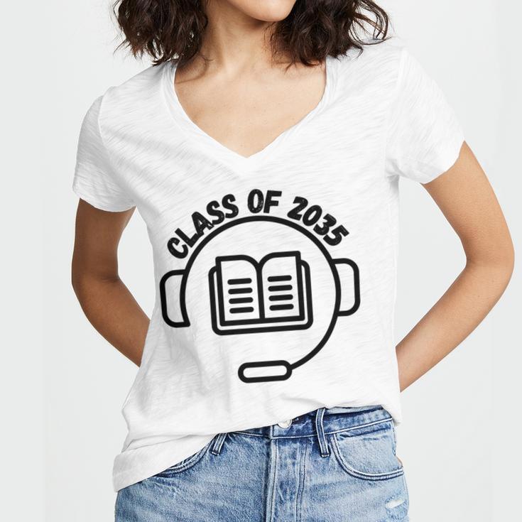 Class Of 2035 Grow With Me Women V-Neck T-Shirt