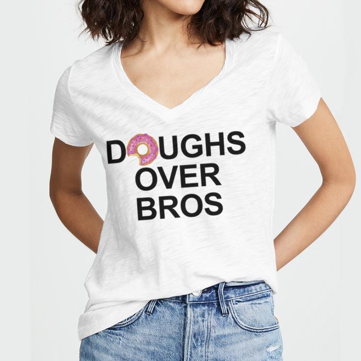 Doughs Over Bros Women V-Neck T-Shirt