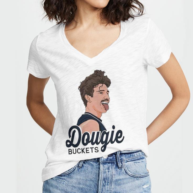 Dougie Buckets Women V-Neck T-Shirt