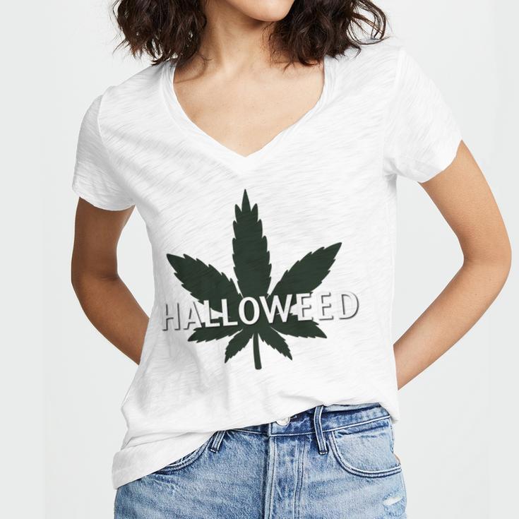 Everything I Want To Do Is Illegal Weed Women V-Neck T-Shirt