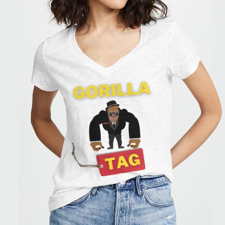 Gorilla Tag Pfp Maker Gorilla Tag Classic Women V-Neck T-Shirt