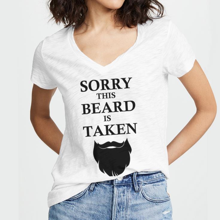 Sorry This Beard Is Taken 316 Shirt Women V-Neck T-Shirt