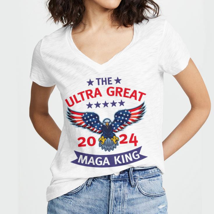 The Ultra Great Mega King Women V-Neck T-Shirt