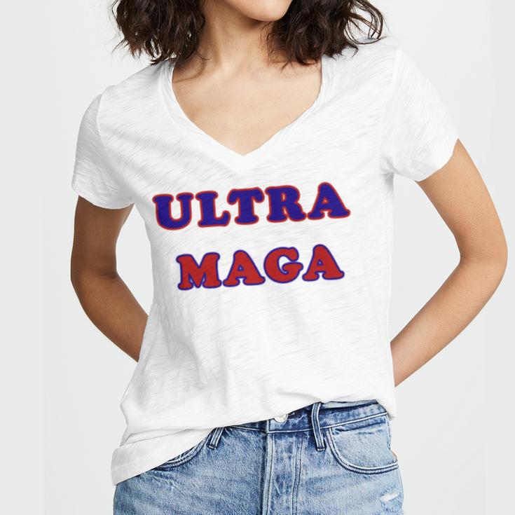 Utra Maga Support Women V-Neck T-Shirt