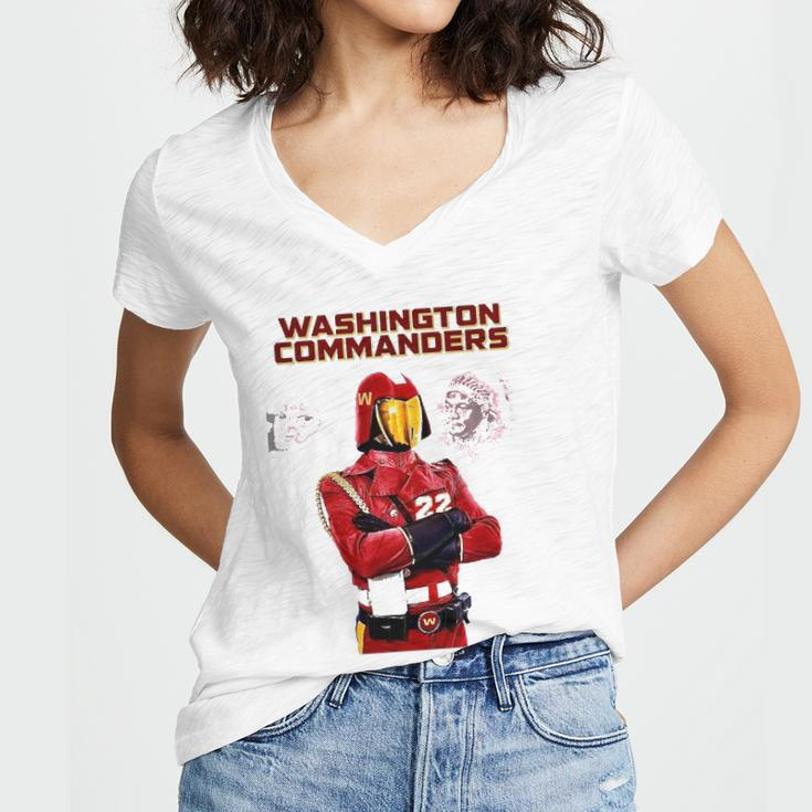 Washington Cobra Commanders Football Lovers Gifts Women V-Neck T-Shirt