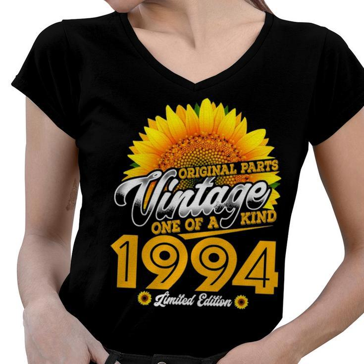 1994 Birthday Woman Gift   1994 One Of A Kind Limited Edition Women V-Neck T-Shirt