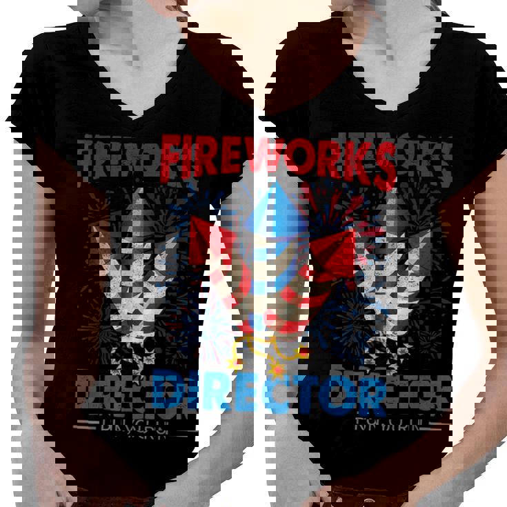 4Th Of July - Fireworks Director I Run You Run Fourth July  Women V-Neck T-Shirt