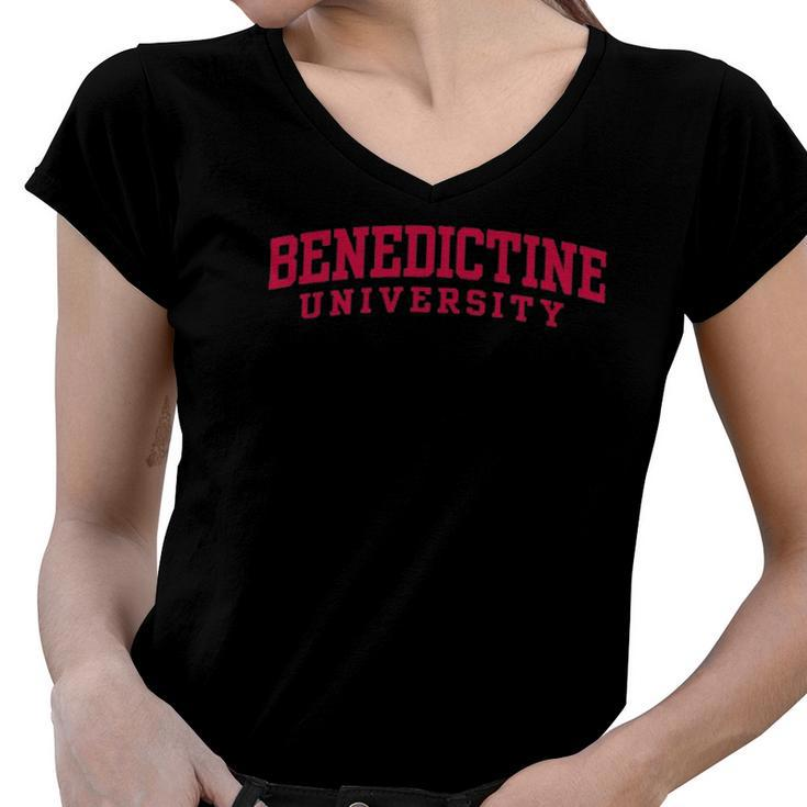 Benedictine University Oc0182 Academic Education Women V-Neck T-Shirt
