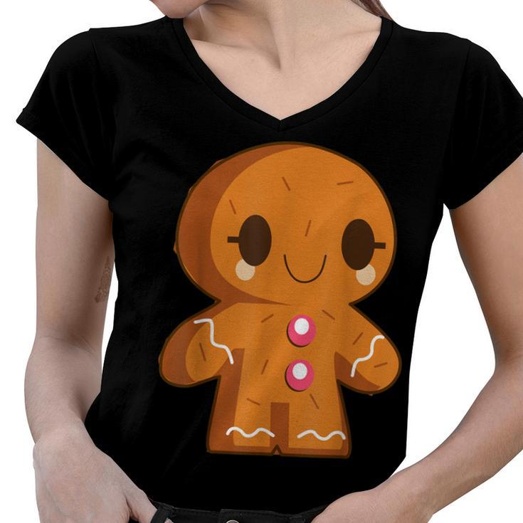 Cookie Last Minute Halloween  Funny Matching Costume  Women V-Neck T-Shirt