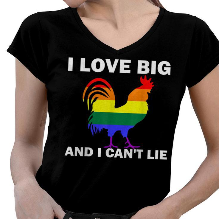 Equality Gay Pride 2022 Rainbow Lgbtq Flag Love Is Love Wins  Women V-Neck T-Shirt