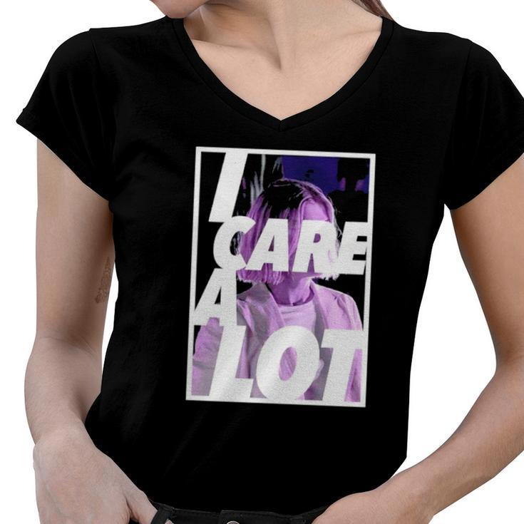 I Care A Lot Movie Women V-Neck T-Shirt