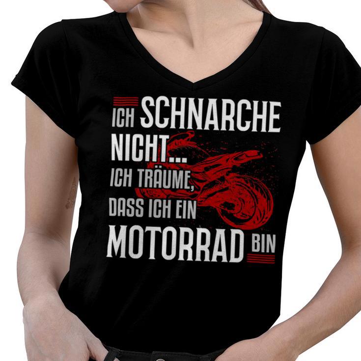 Motorcycle Racing Machines Motif With 485 Shirt Women V-Neck T-Shirt