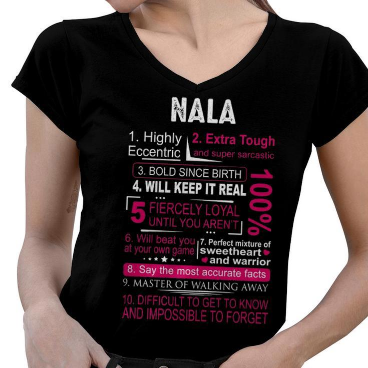 Nala Name Gift   Nala Name Women V-Neck T-Shirt