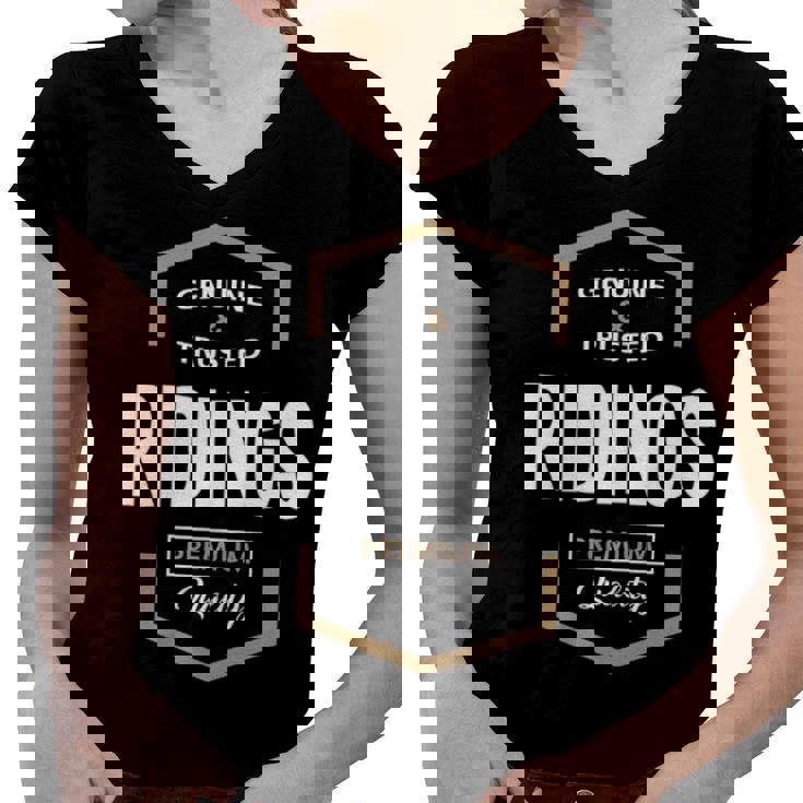 Ridings Name Gift   Ridings Premium Quality Women V-Neck T-Shirt