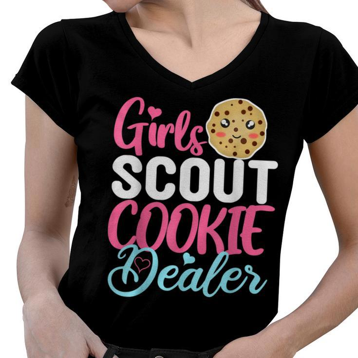 Scout For Girls Cookie Dealer Women Funny  Women V-Neck T-Shirt
