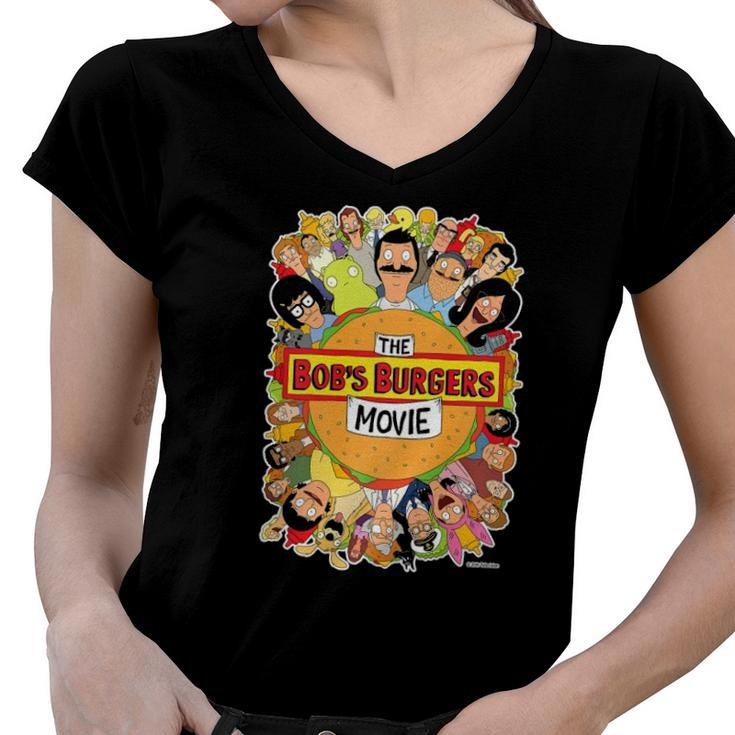 The Bob’S Burgers Movie Poster  Women V-Neck T-Shirt