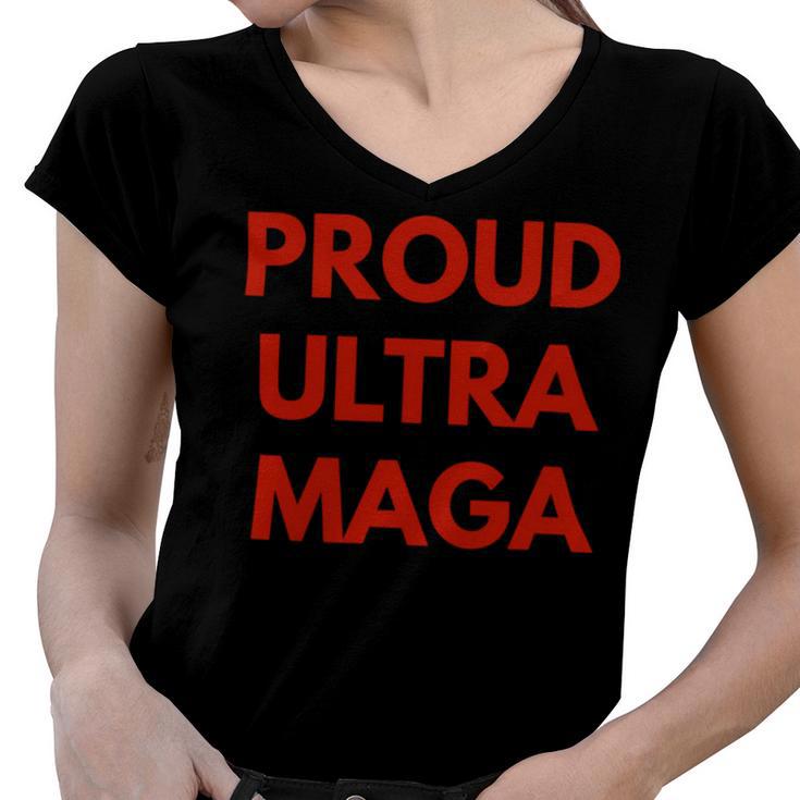 Ultra Maga Gift V2 Women V-Neck T-Shirt