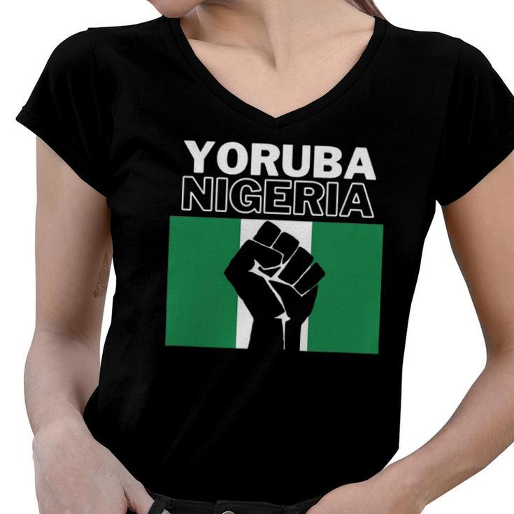 Yoruba Nigeria - Ancestry Initiation Dna Results Women V-Neck T-Shirt