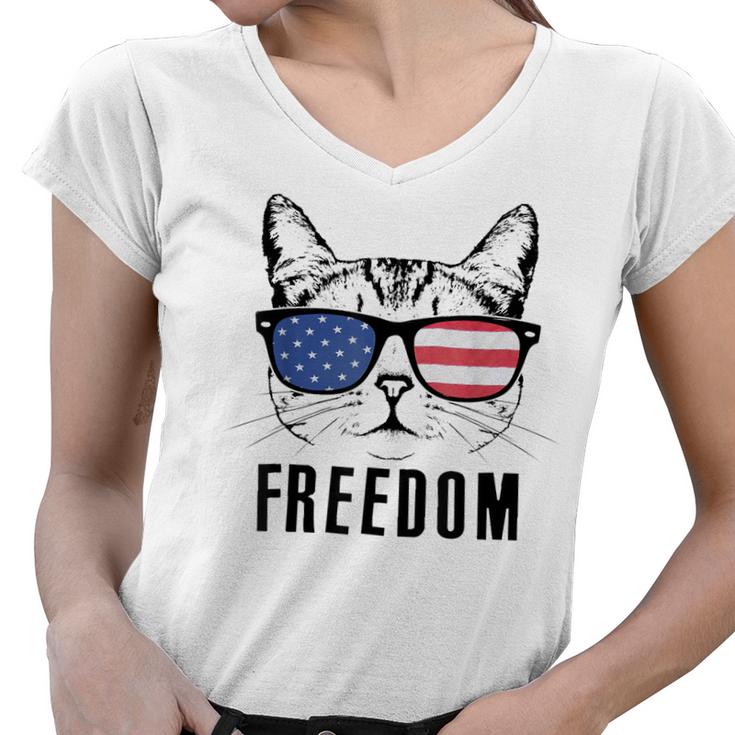 Freedom Cat Flag Glasses Graphic 