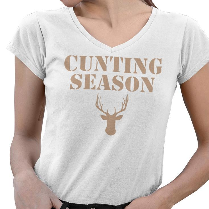 Cunting Season Essential Women V-Neck T-Shirt