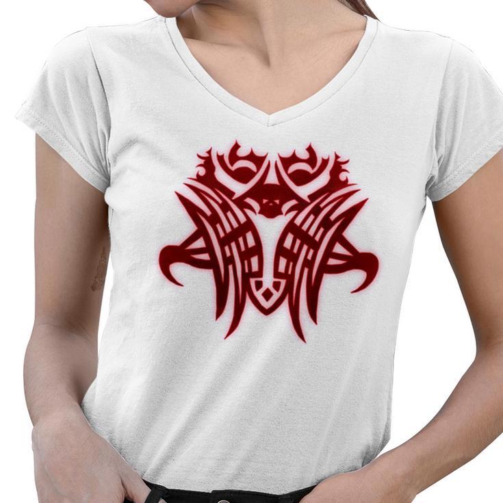 Emet Selch Glyph Women V-Neck T-Shirt