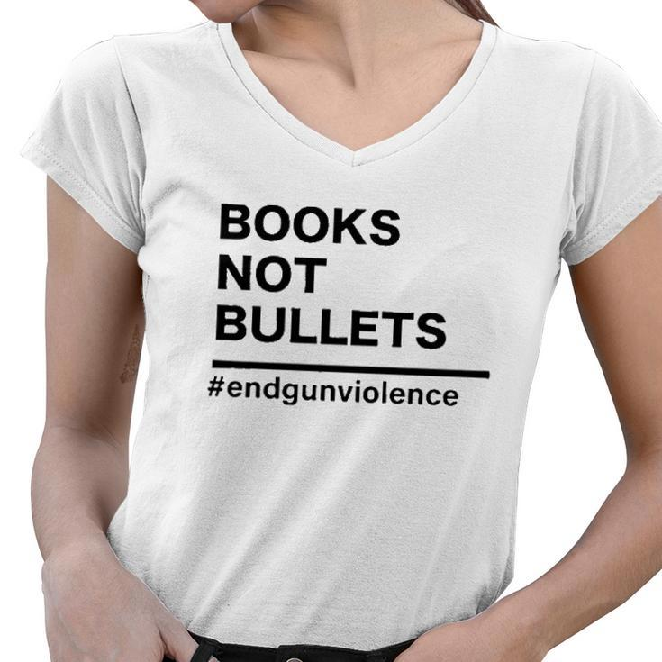 End Gun Violence Pray For Uvalde Texas Women V-Neck T-Shirt