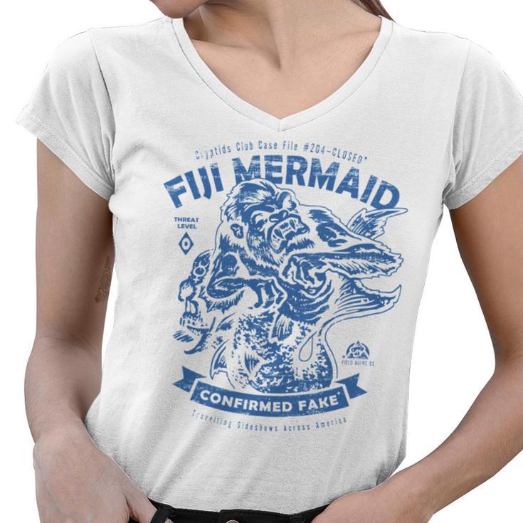 Fiji Mermaid - Cryptids Club Case File 204  193 Trending Shirt Women V-Neck T-Shirt