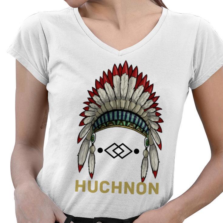 Huchnon Native American Tribe V5 Women V-Neck T-Shirt