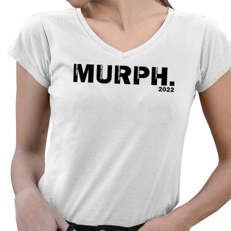 Iron Body Fitness Murph 2022  Women V-Neck T-Shirt