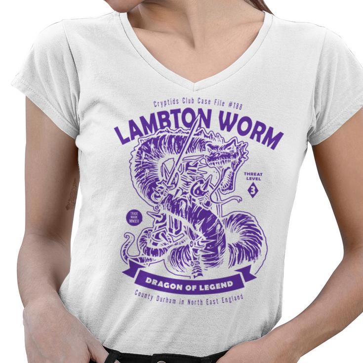 Lambton Worm  183 Trending Shirt Women V-Neck T-Shirt